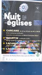 2024 juin - Exposition la nuit des églises à Carcans